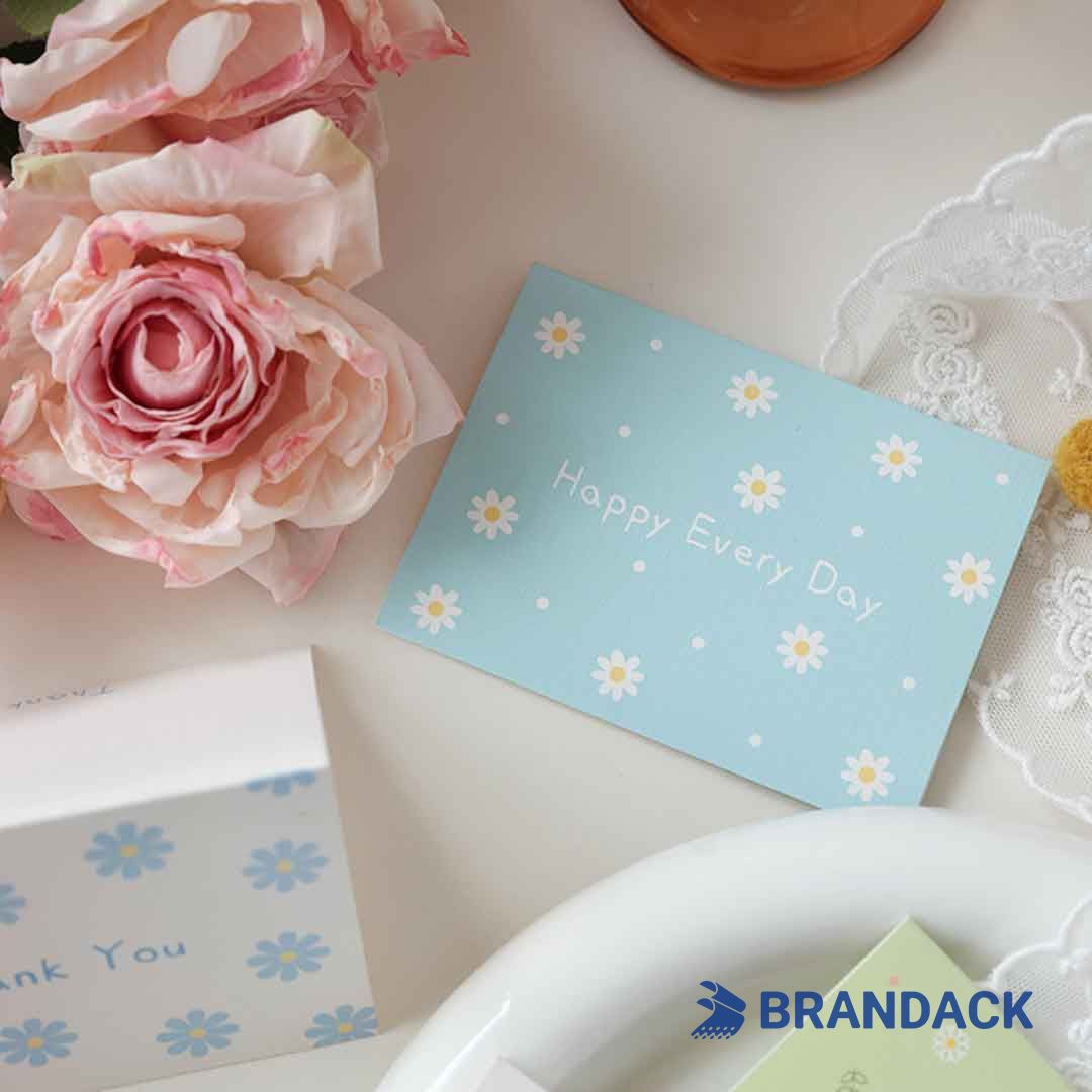 Custom Folded Holiday Greeting Cards Printing with Design Service