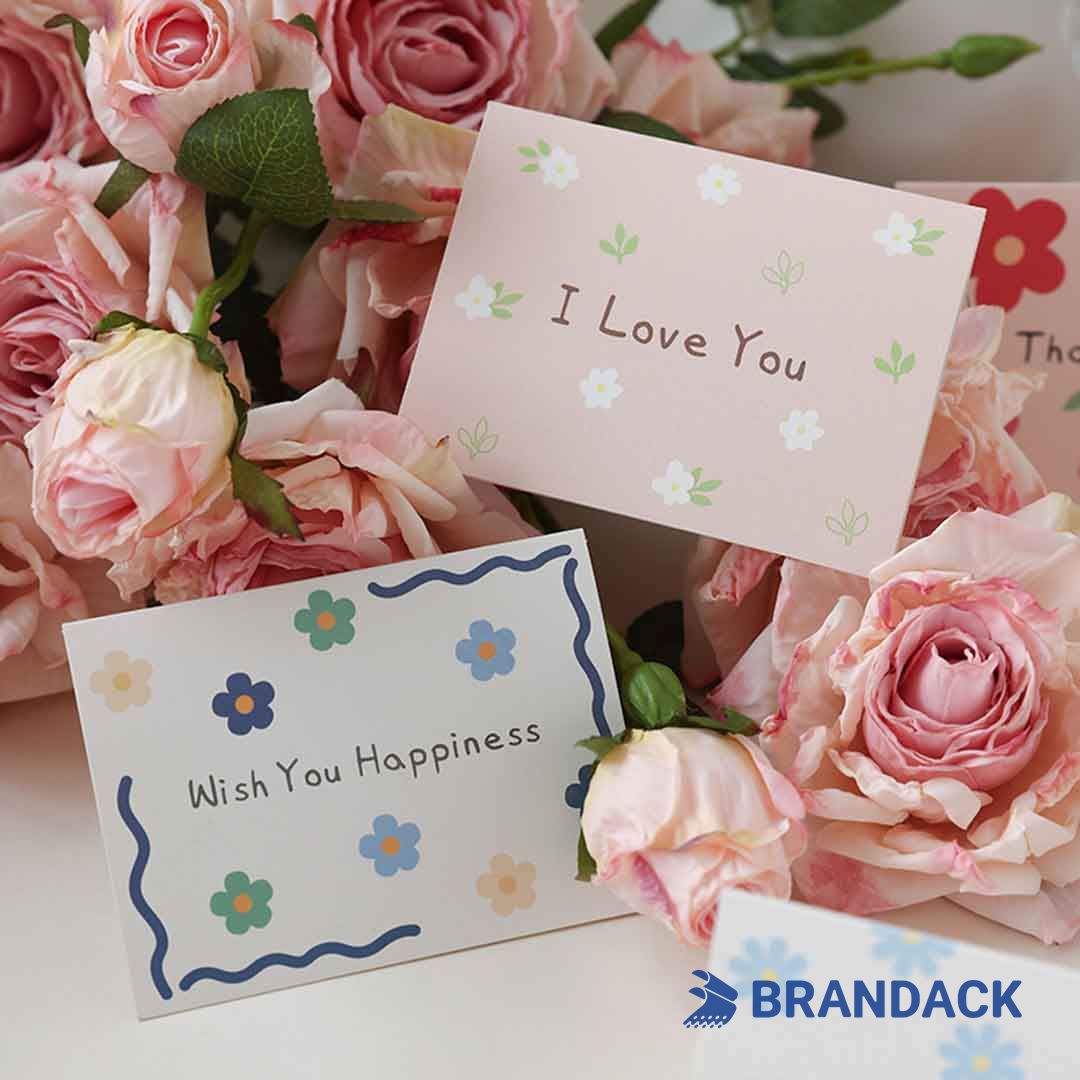 Custom Folded Holiday Greeting Cards Printing with Design Service