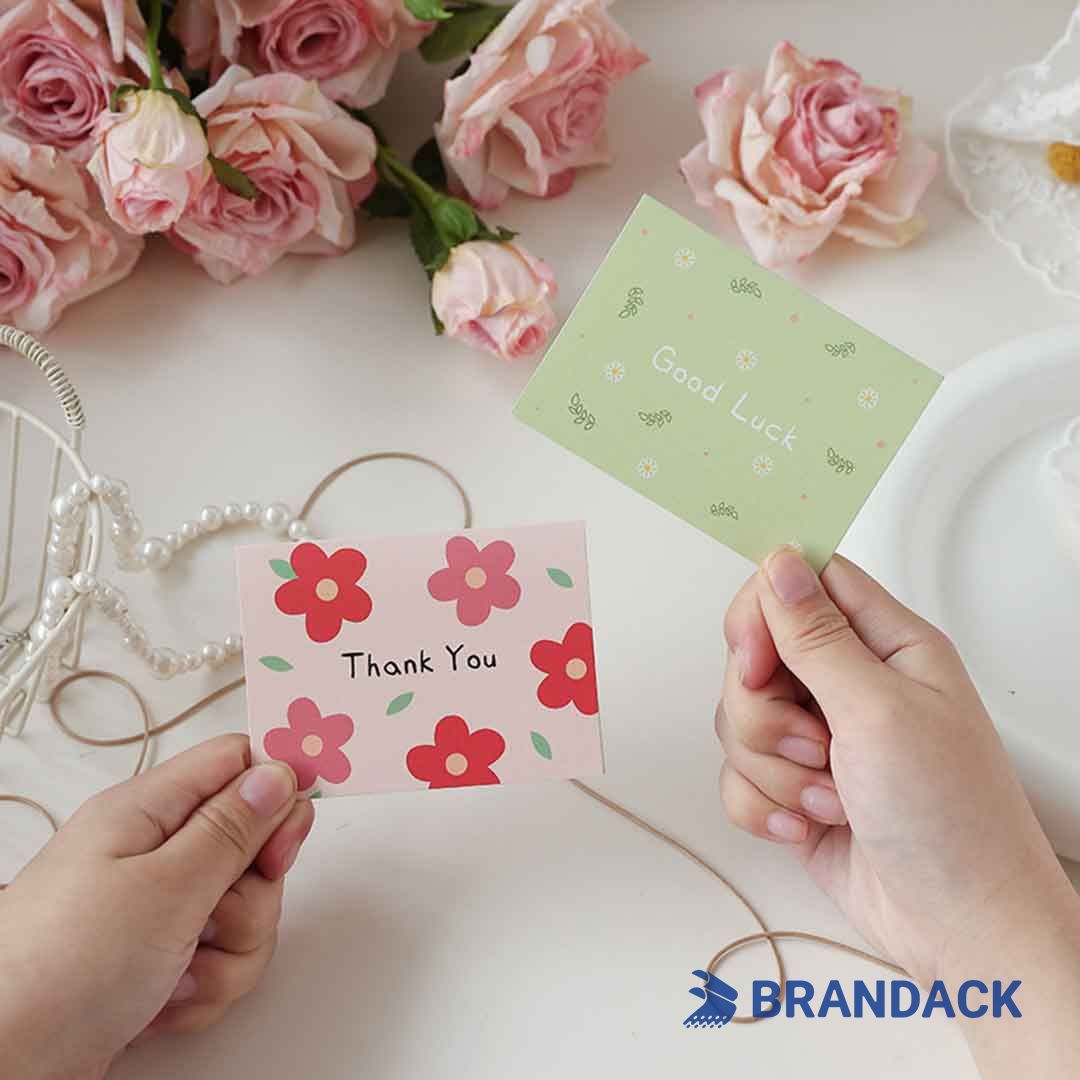 Custom Folded Holiday Greeting Cards Printing with Design Service