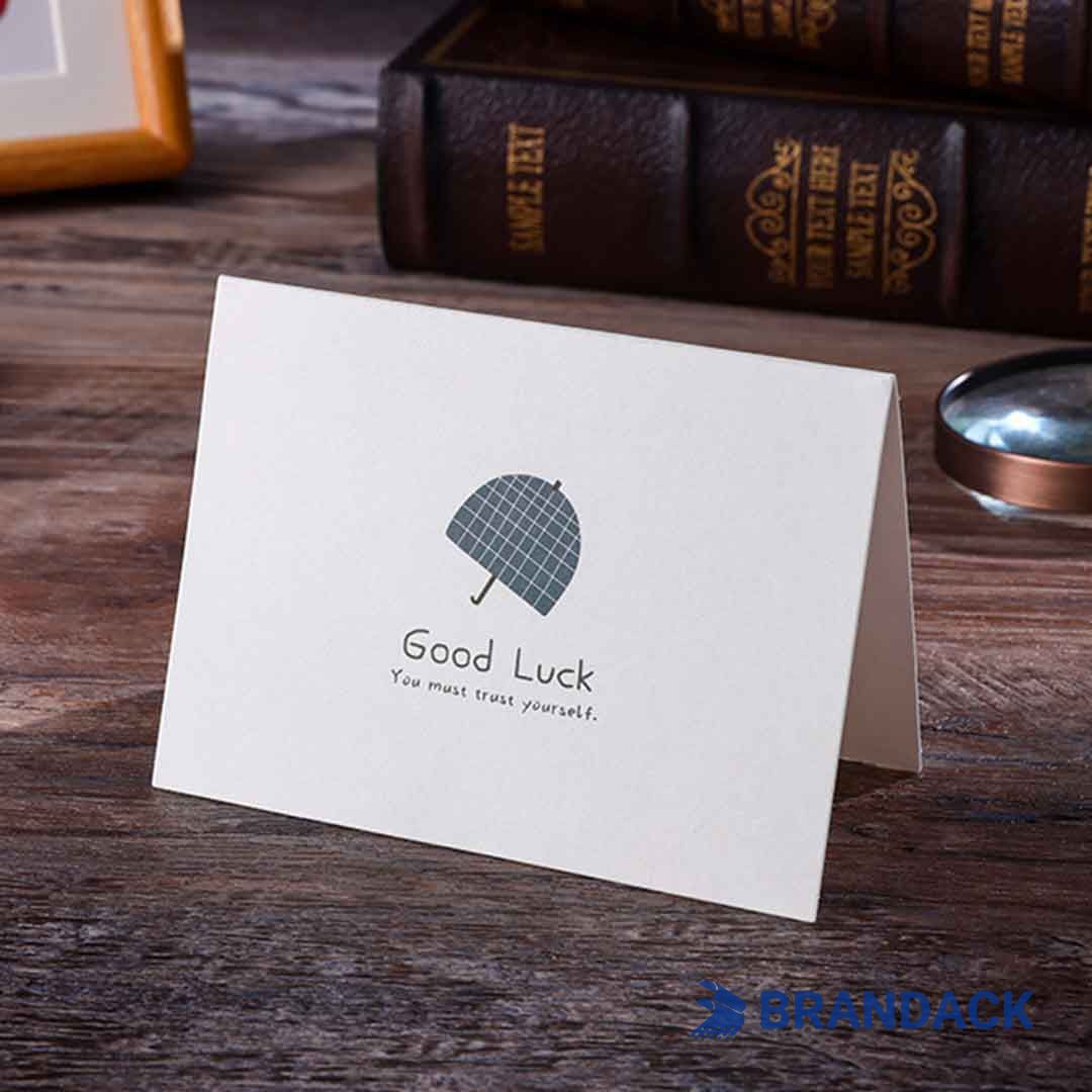 Custom Folded Holiday Greeting Cards Printing with Design Service