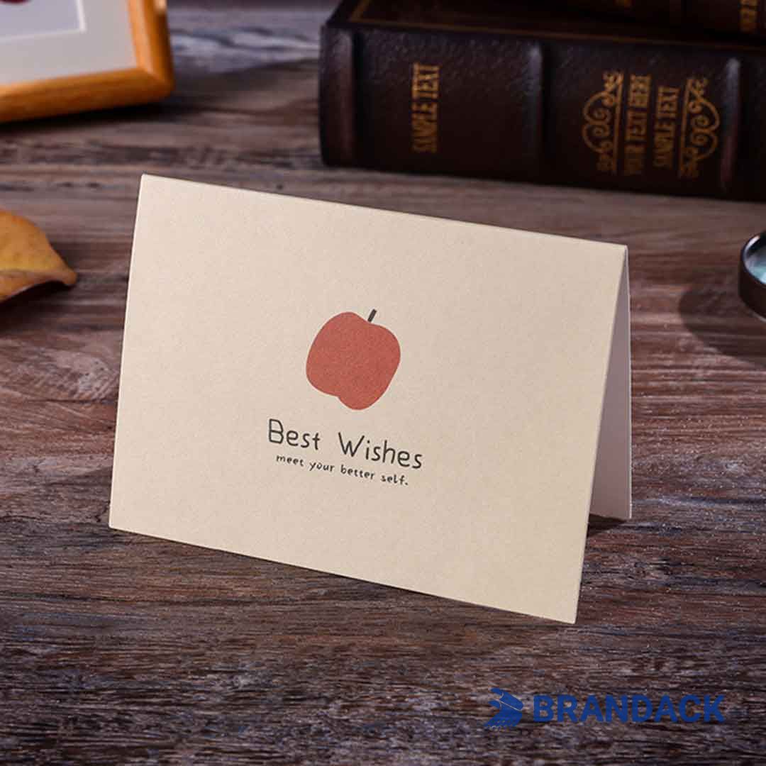 Custom Folded Holiday Greeting Cards Printing with Design Service