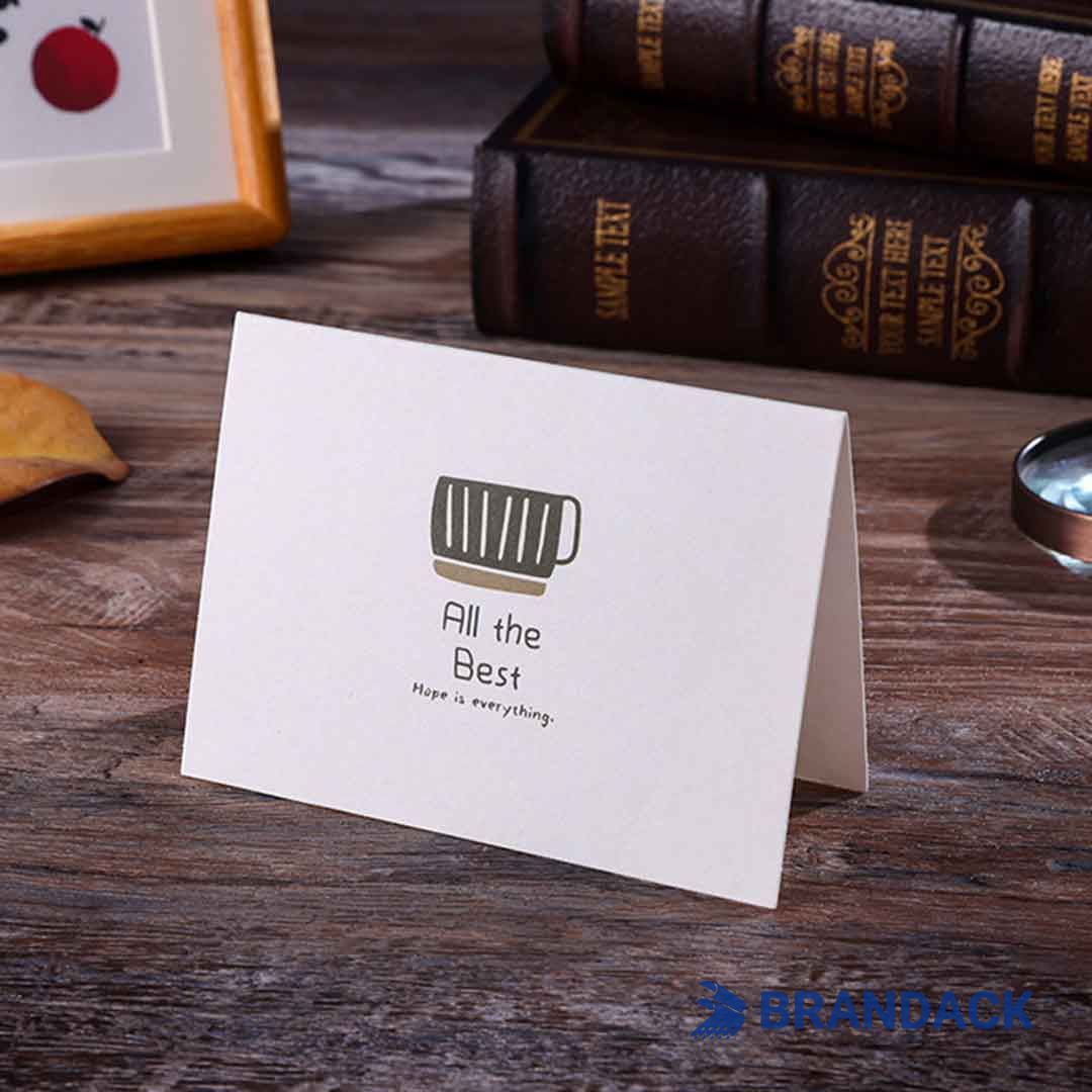 Custom Folded Holiday Greeting Cards Printing with Design Service