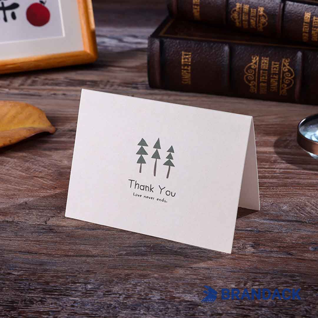 Custom Folded Holiday Greeting Cards Printing with Design Service