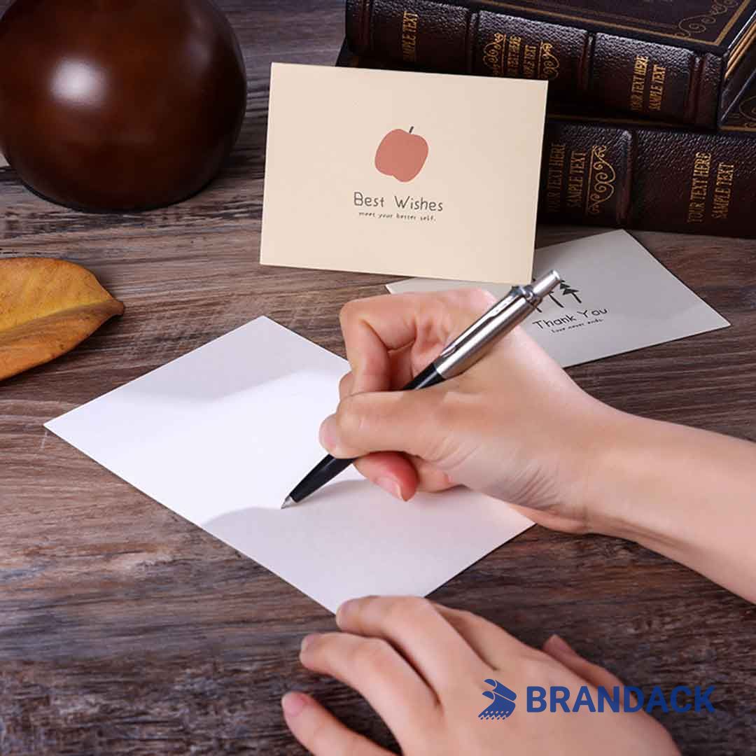 Custom Folded Holiday Greeting Cards Printing with Design Service