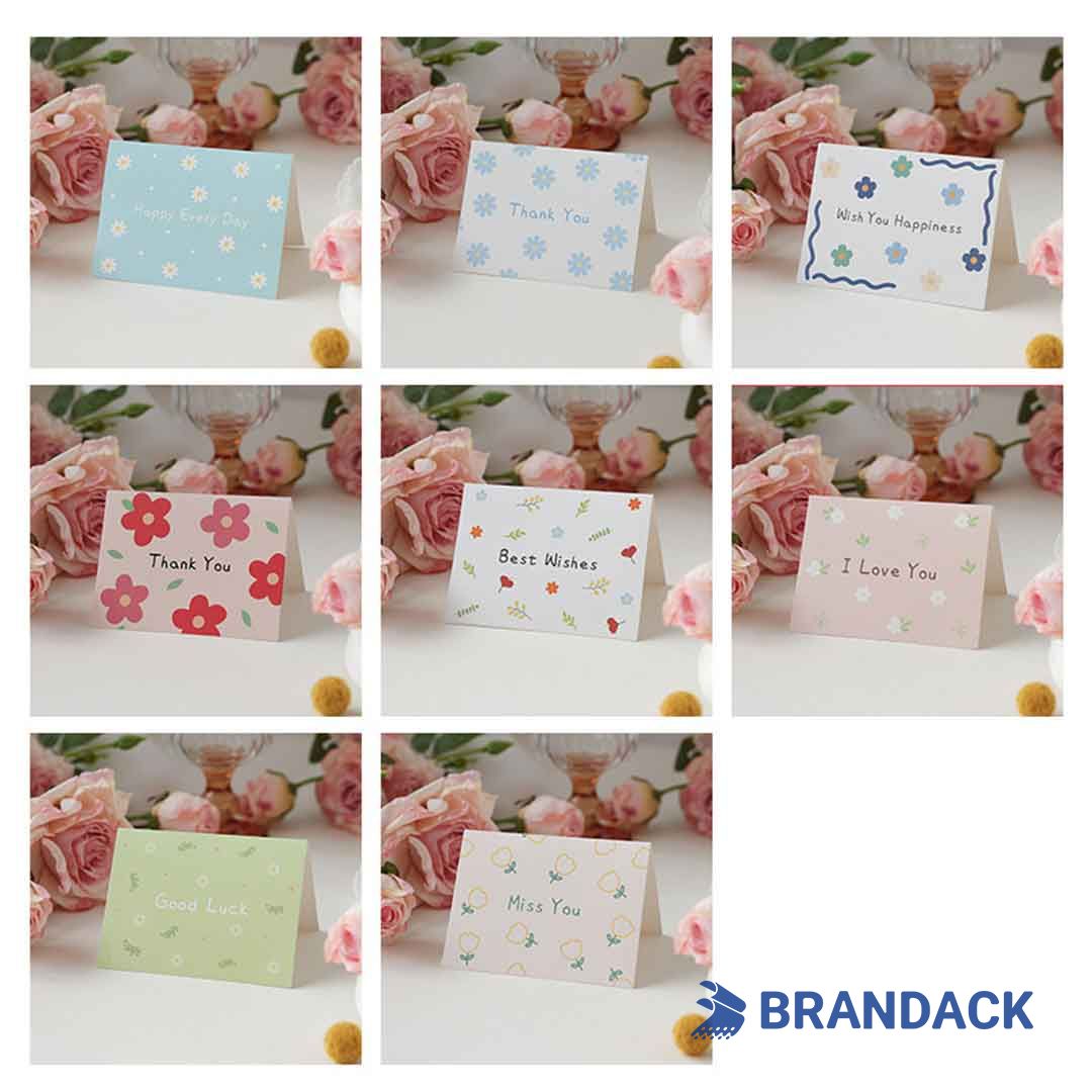 Custom Folded Holiday Greeting Cards Printing with Design Service