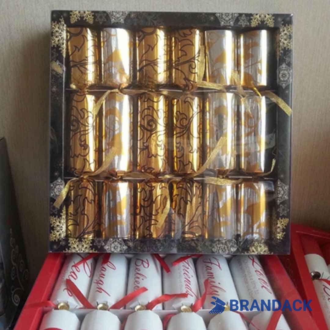 Custom Awesome English Christmas Crackers Tailored to Brand