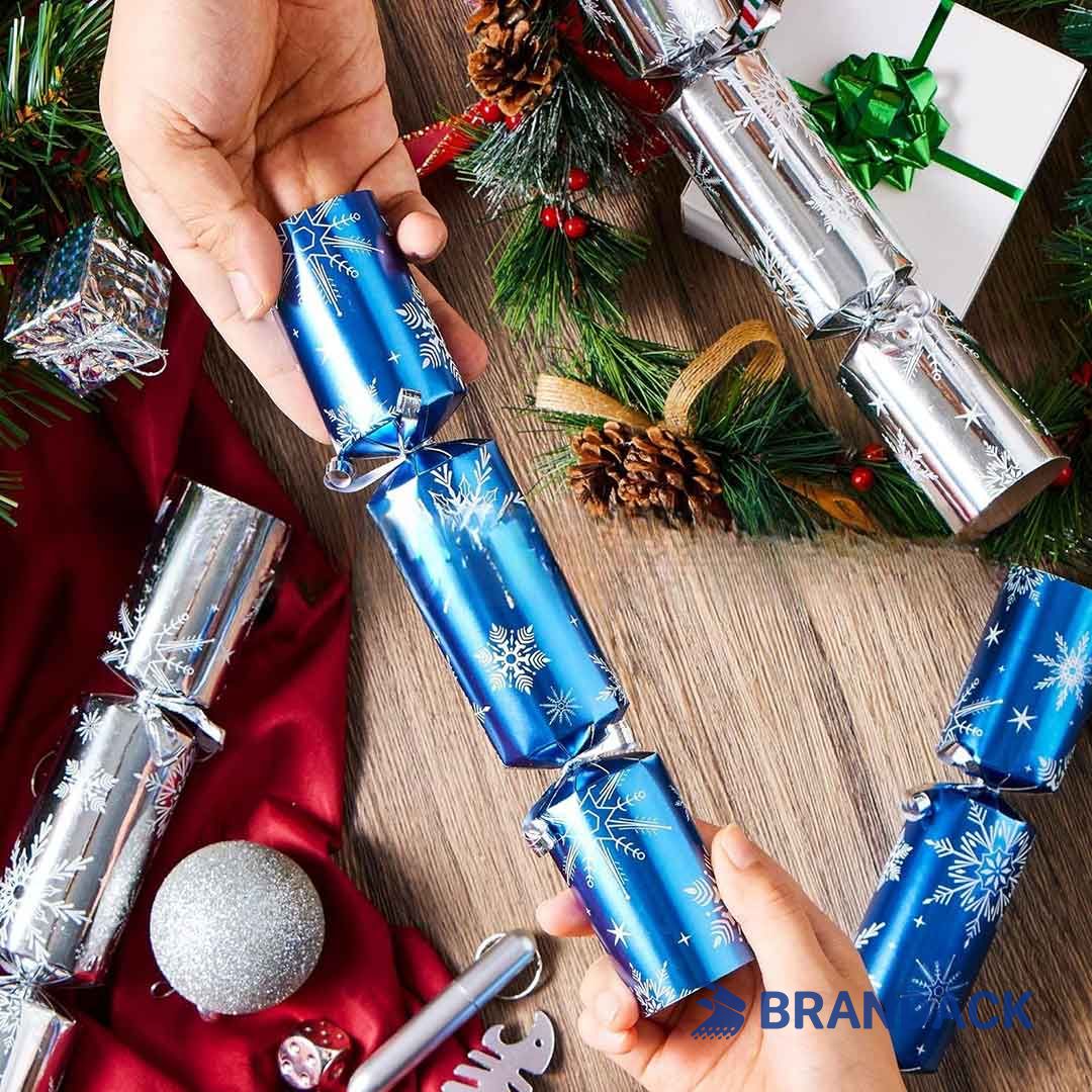 Custom Traditional English Christmas Crackers with Gifts