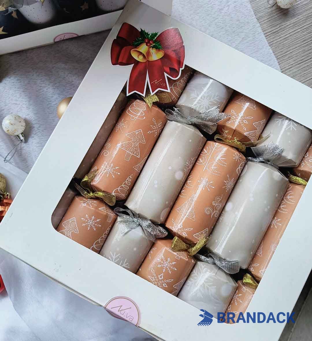 Bespoke English Christmas Crackers Unique Packaged with Logo