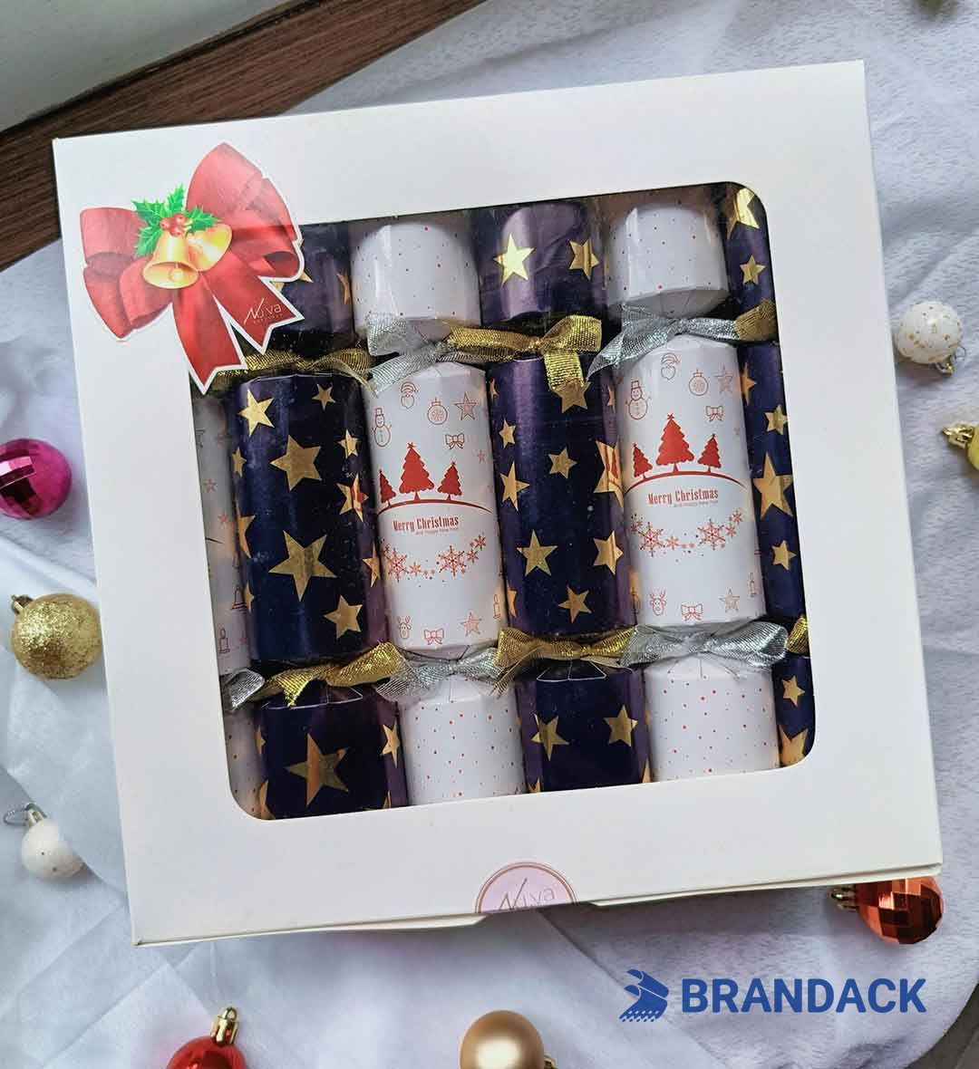 Bespoke English Christmas Crackers Unique Packaged with Logo
