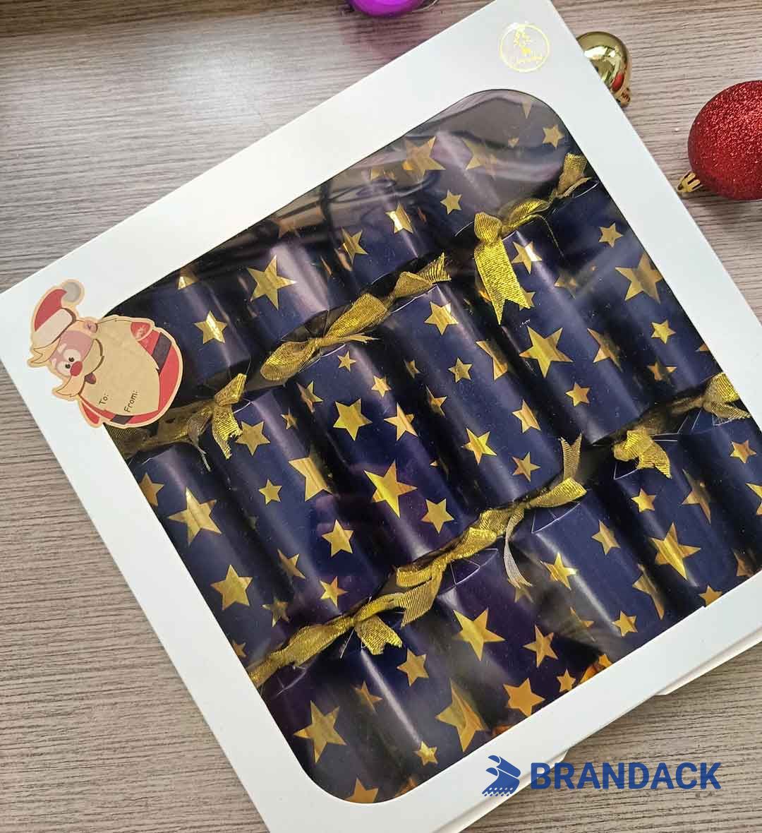 Bespoke English Christmas Crackers Unique Packaged with Logo