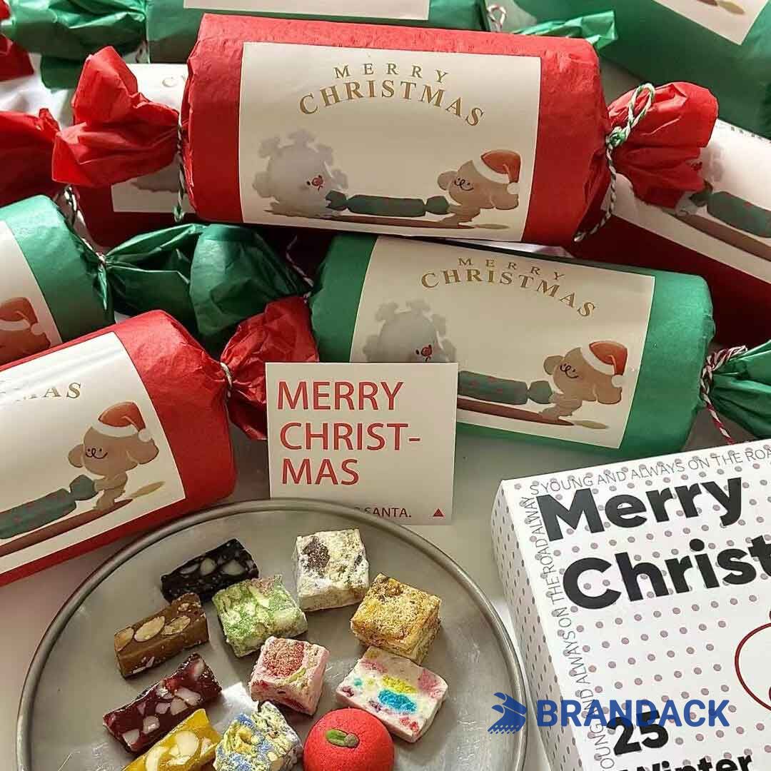 Custom Holiday Poppers Christmas Crackers with Design Service