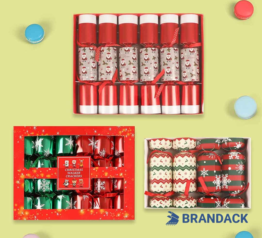 Custom Christmas Crackers with Good Gifts Inside