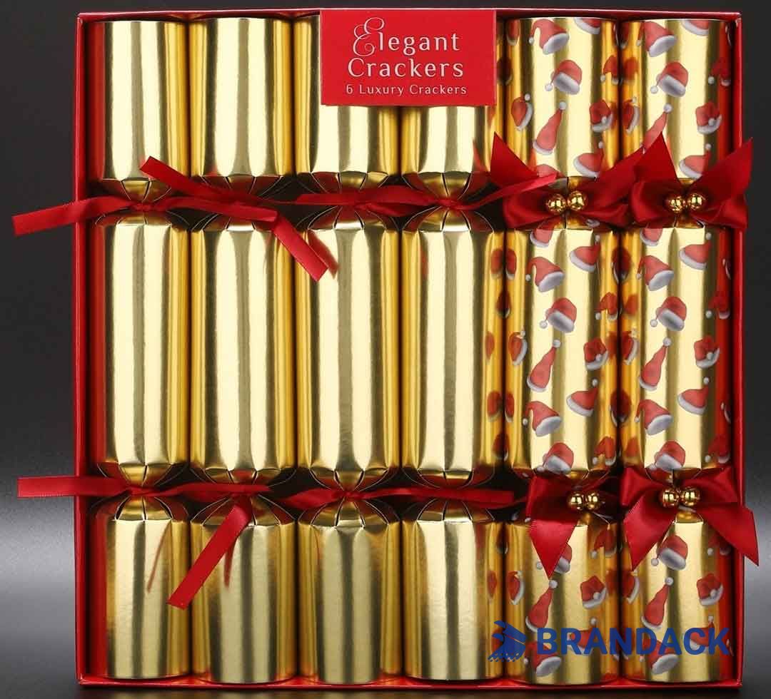 Custom Funny Adult Christmas Party Crackers with Snap