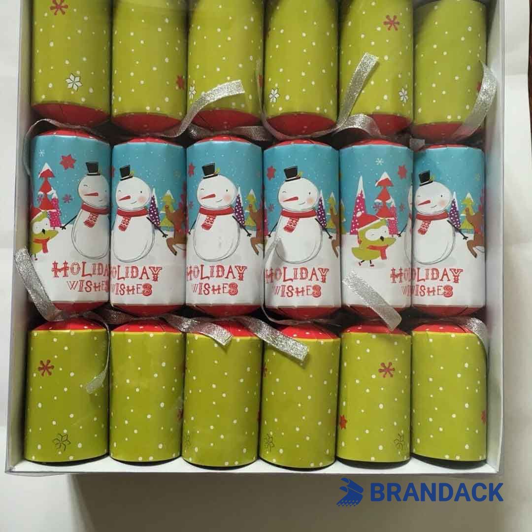 Custom Funny Adult Christmas Party Crackers with Snap