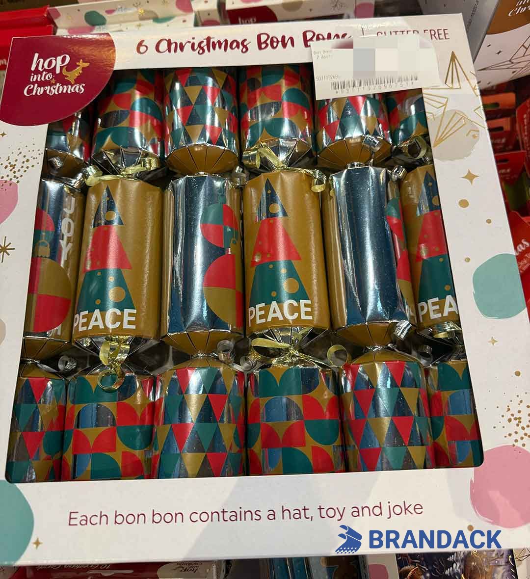 Bespoke Xmas Crackers with Games and Present Inside