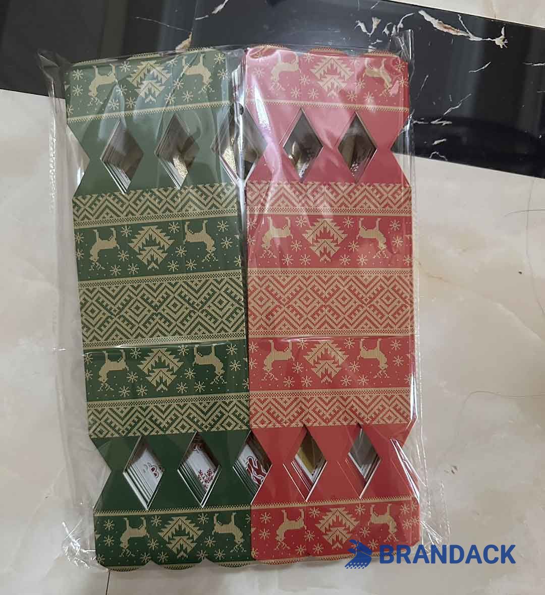 Bespoke Xmas Crackers with Games and Present Inside