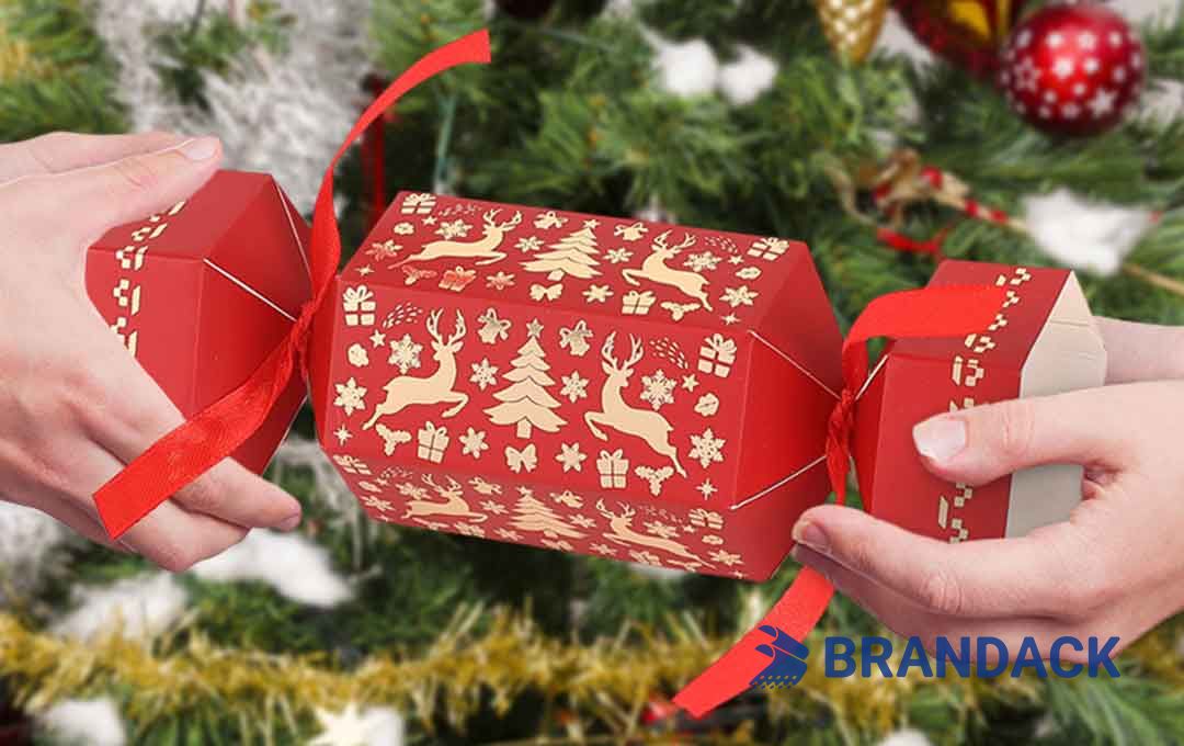 Custom Cardboard Paper Christmas Crackers with Printing Services
