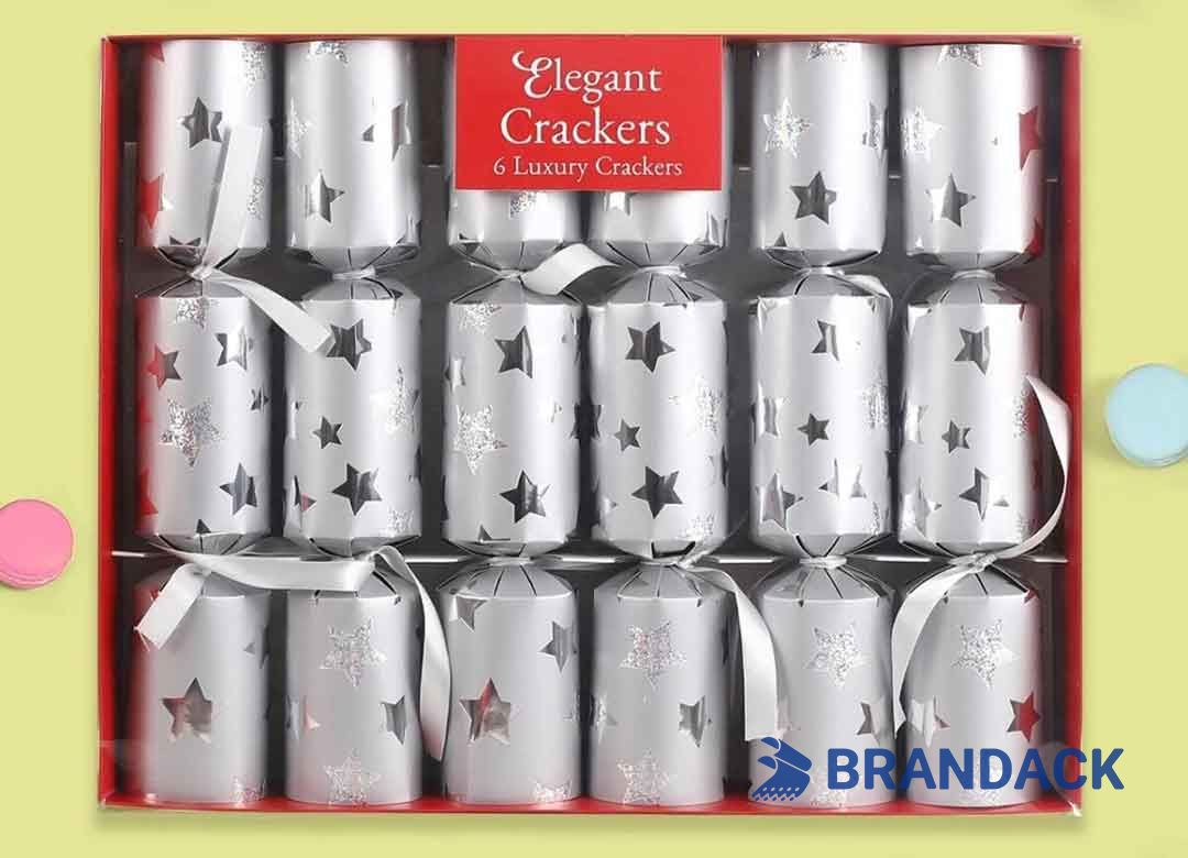Custom Cardboard Paper Christmas Crackers with Printing Services