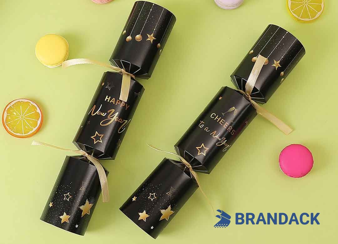 Custom Cardboard Paper Christmas Crackers with Printing Services