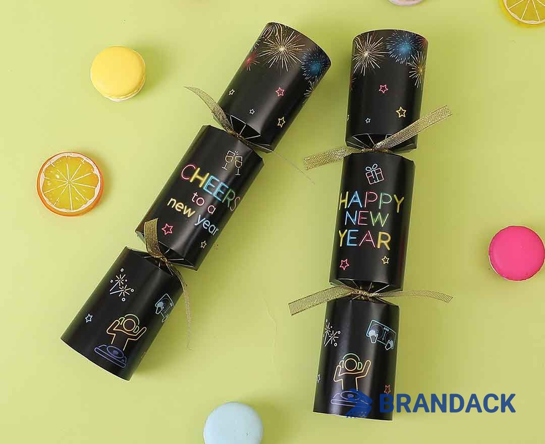 Custom Cardboard Paper Christmas Crackers with Printing Services