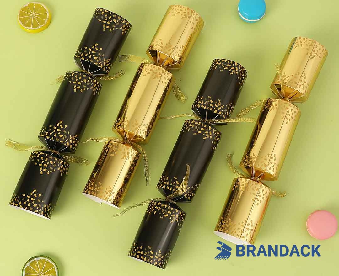Custom Cardboard Paper Christmas Crackers with Printing Services