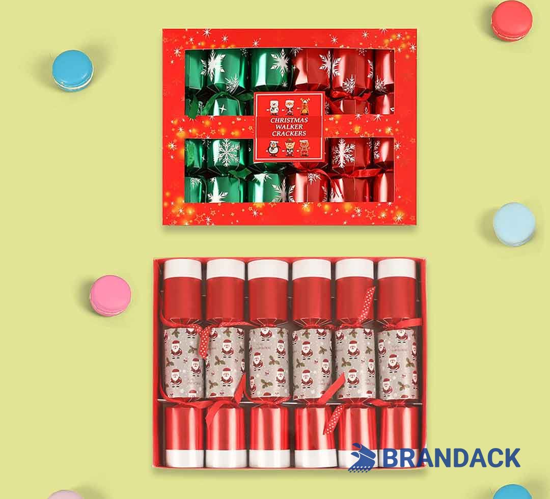 Custom Unique Christmas Cracker Kits with Design Service