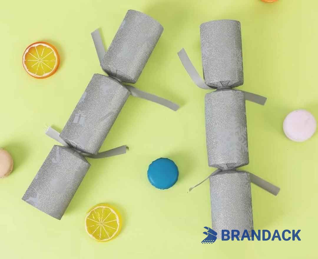 Custom Non Plastic Christmas Crackers with Paper Crown and Gifts