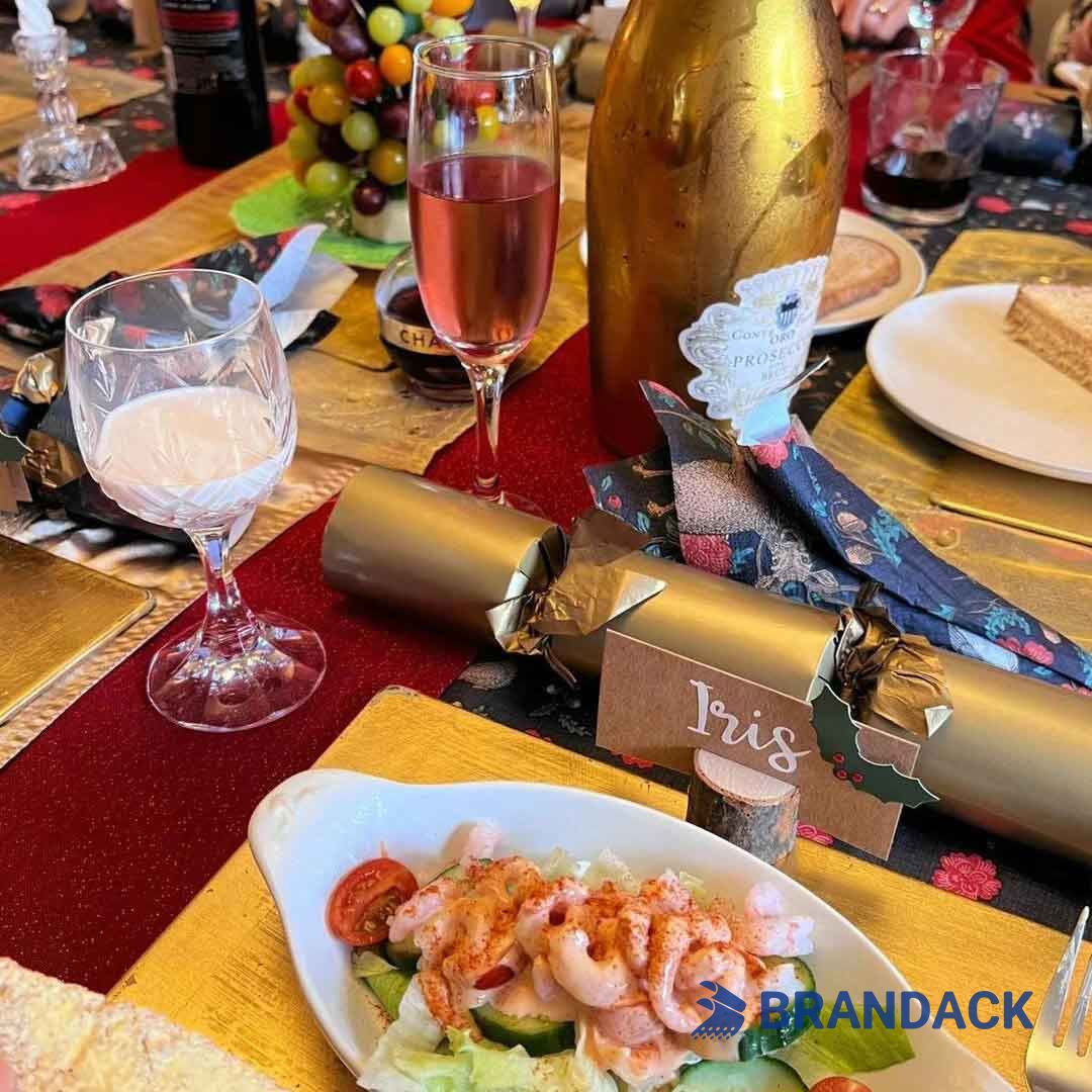 Custom Corporate Creative Branded Christmas Dinner Crackers