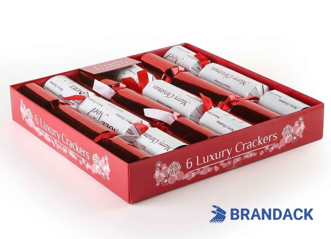 Custom Festive Christmas Table Crackers Tailored to Brand