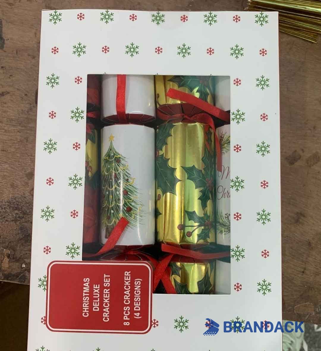 Custom Good Quality Personalised Christmas Popping Crackers