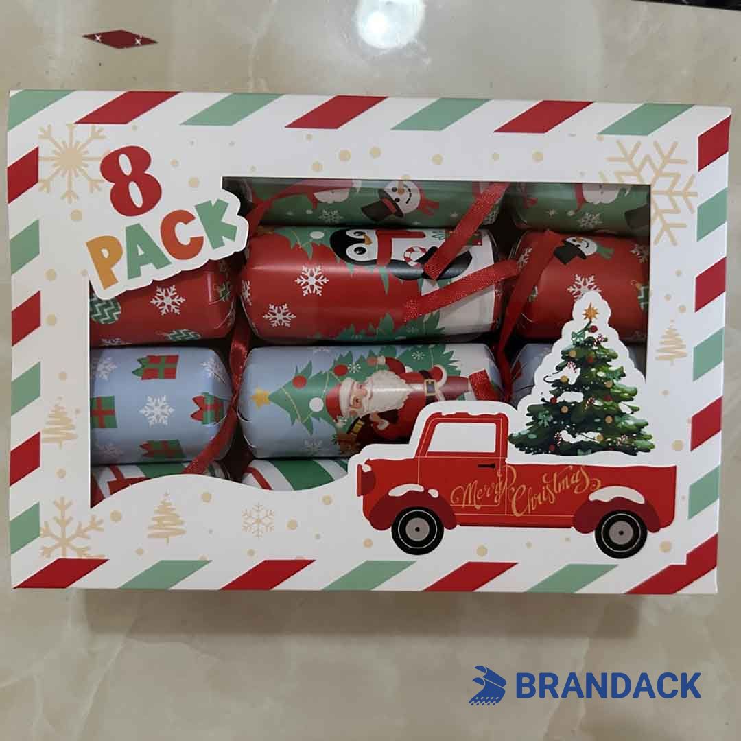 Custom Good Quality Personalised Christmas Popping Crackers