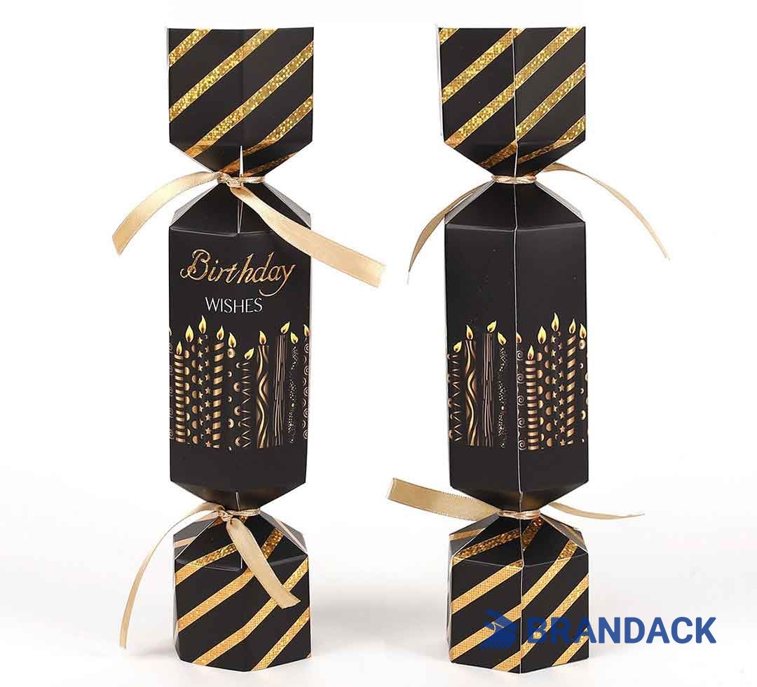 Custom Birthday Celebration Party Crackers with Design Service