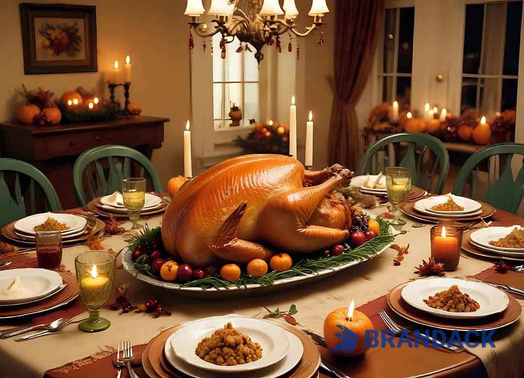 Custom Thanksgiving Crackers with Design Service