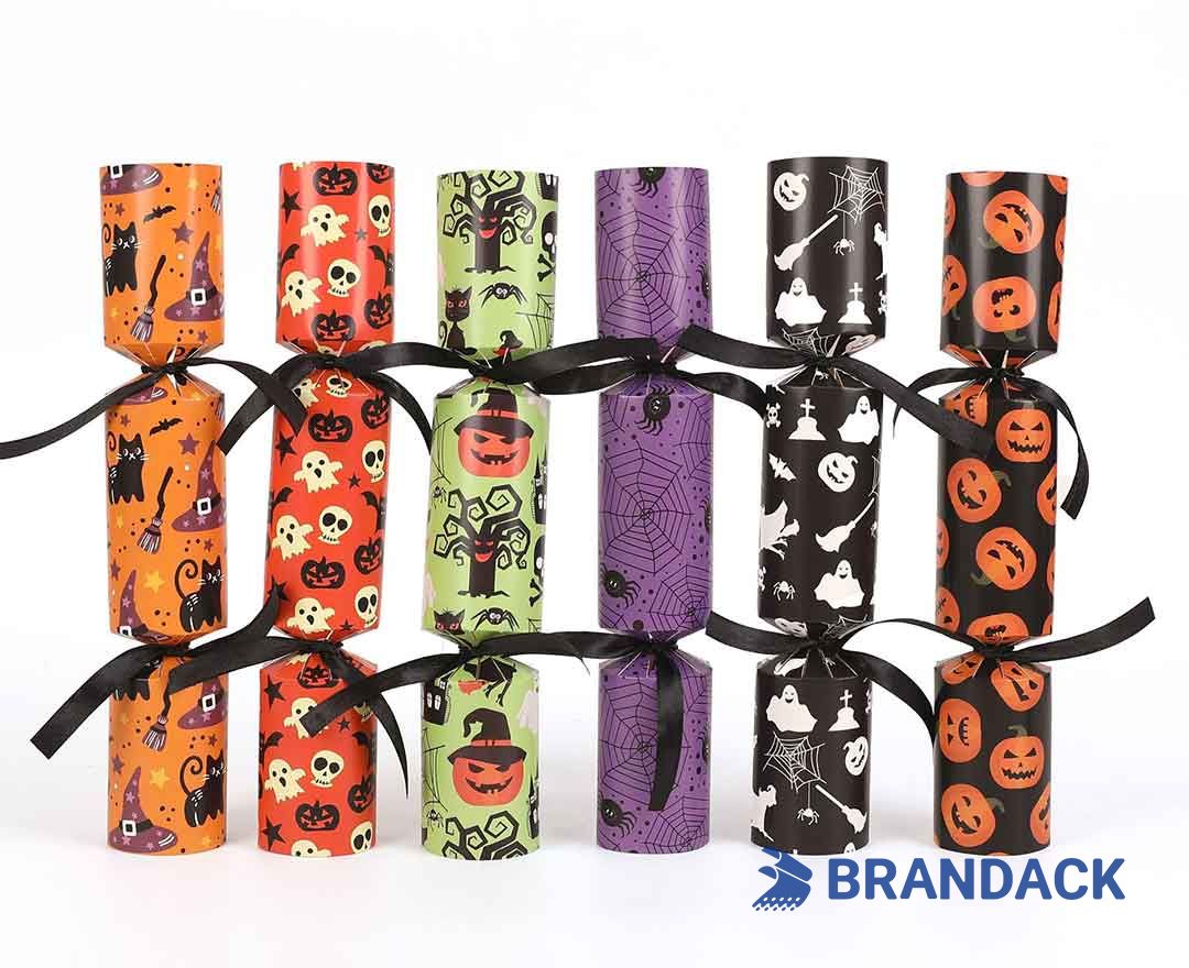 Custom Halloween Party Crackers Manufacturer with Printing Services Custom Halloween Party Crackers Manufacturer with Printing Services