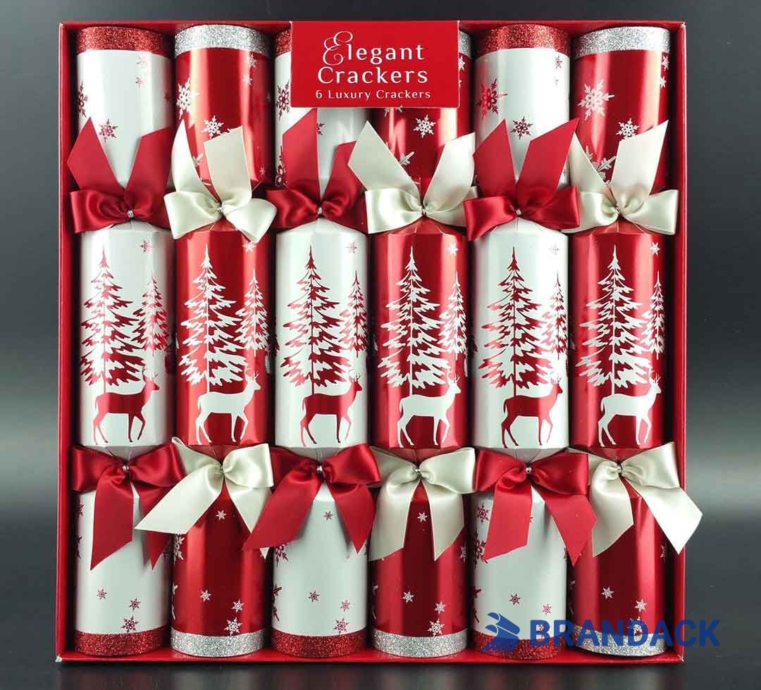 Custom Holiday Poppers Christmas Crackers Tailored to Brand