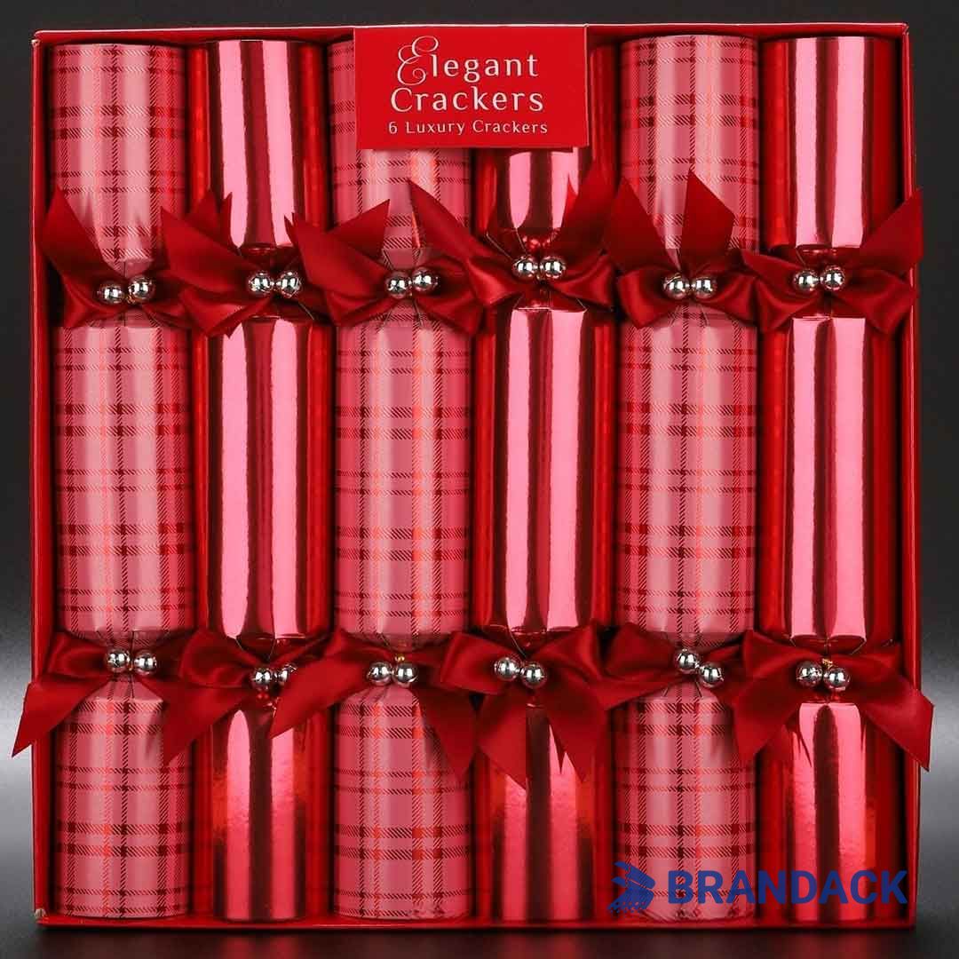 Custom Holiday Poppers Christmas Crackers Tailored to Brand