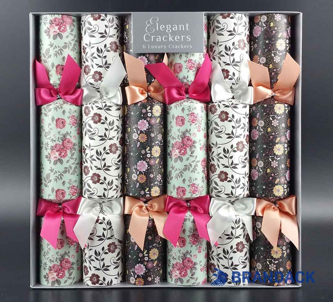 Custom Holiday Poppers Christmas Crackers Tailored to Brand