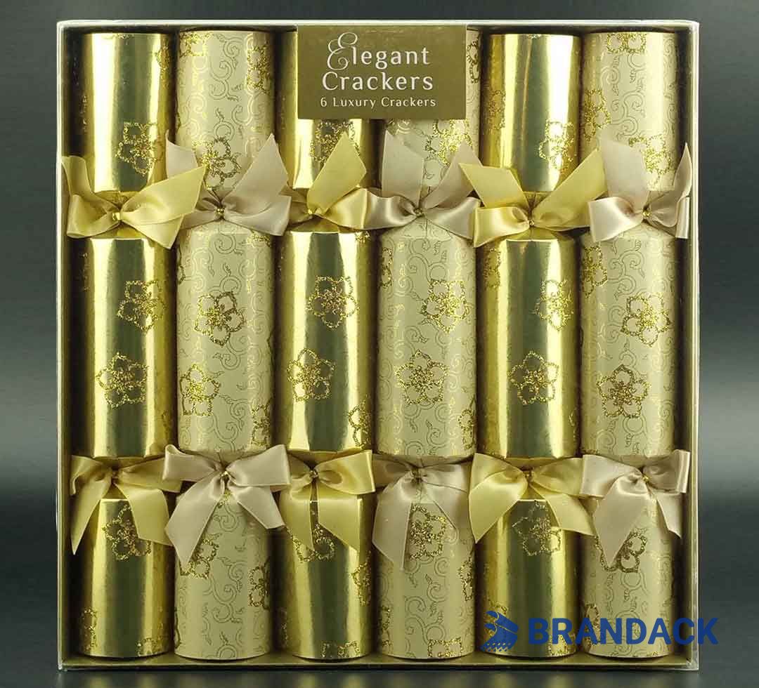 Custom Holiday Poppers Christmas Crackers Tailored to Brand