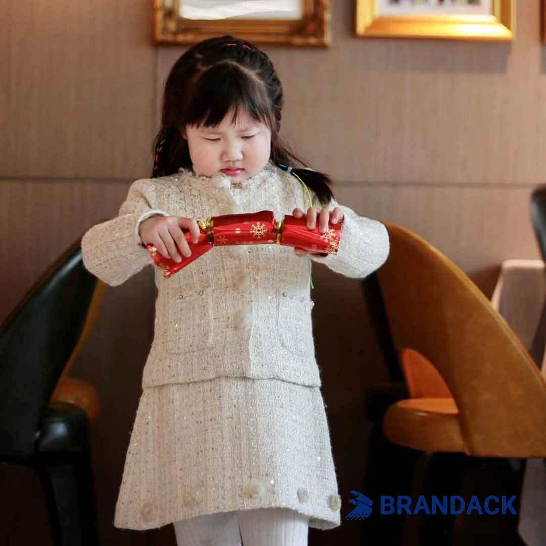 Custom Holiday Poppers Christmas Crackers Tailored to Brand