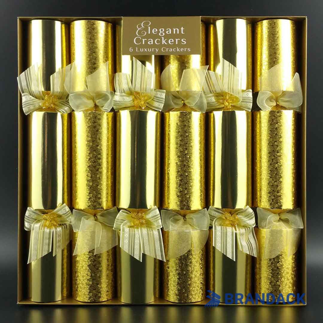 Custom Luxury Gold Party Pop Crackers with Logo for Adults