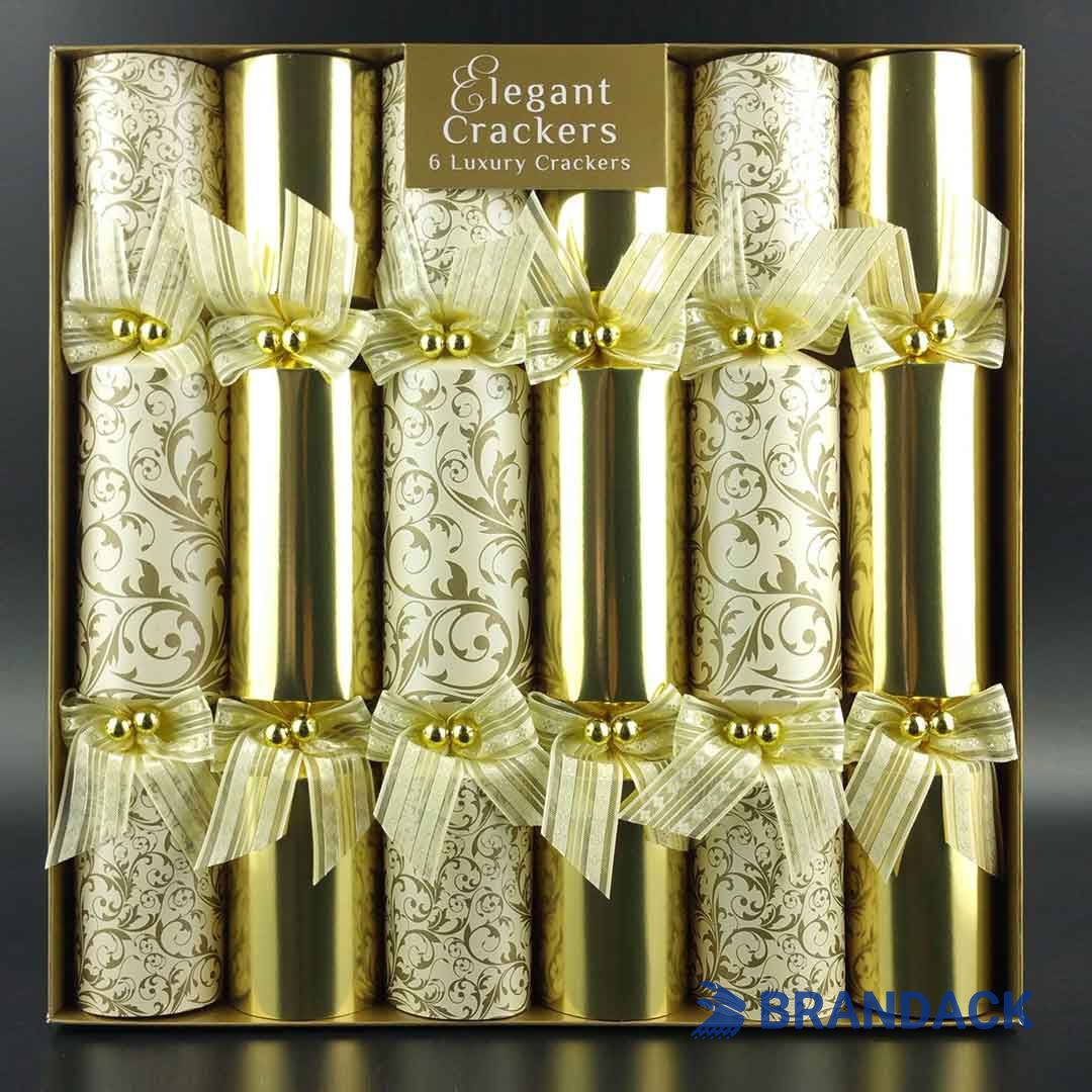 Custom Luxury Gold Party Pop Crackers with Logo for Adults
