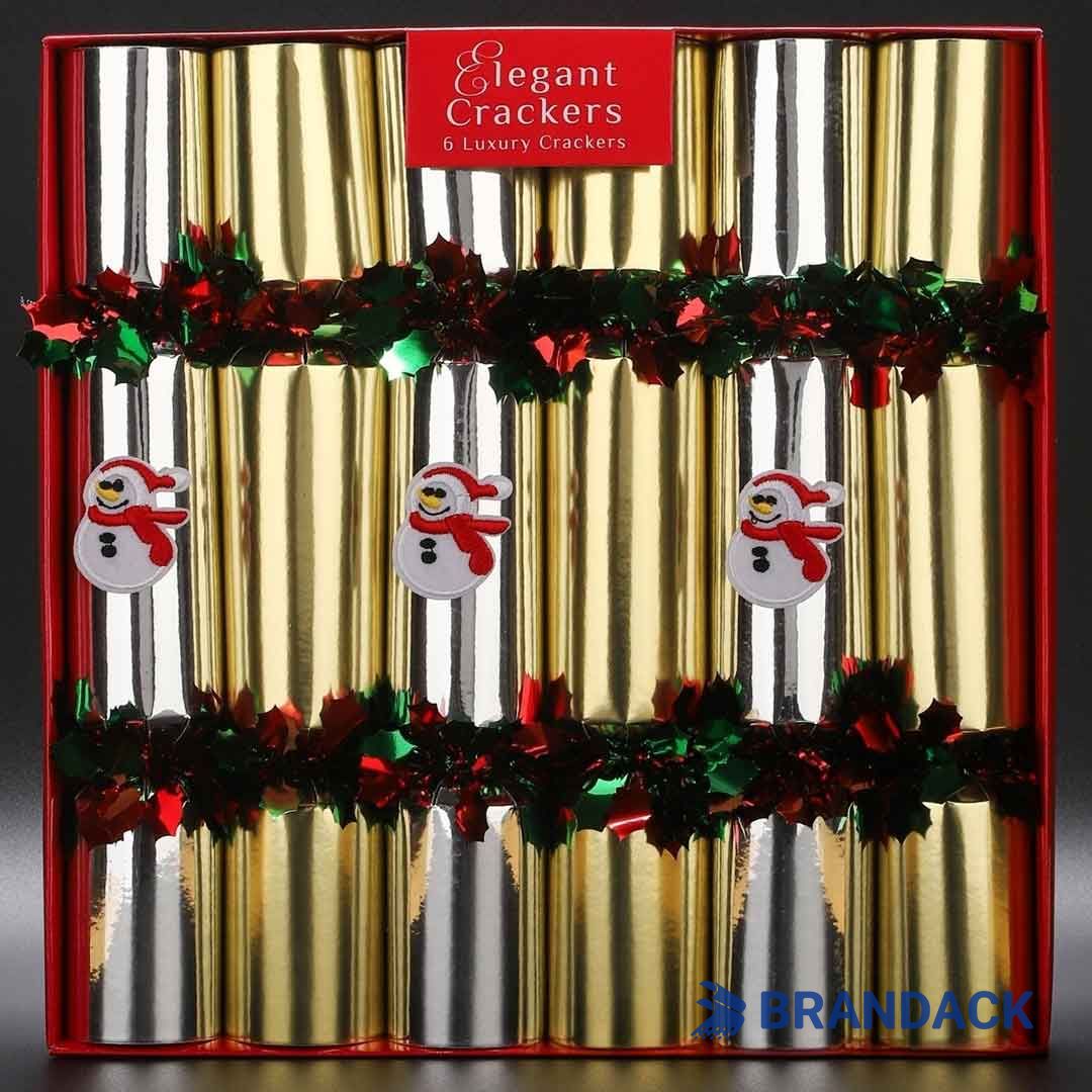 Custom Luxury Gold Party Pop Crackers with Logo for Adults