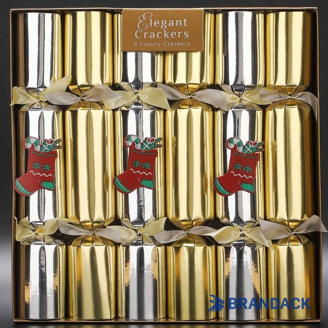 Custom Luxury Gold Party Pop Crackers with Logo for Adults