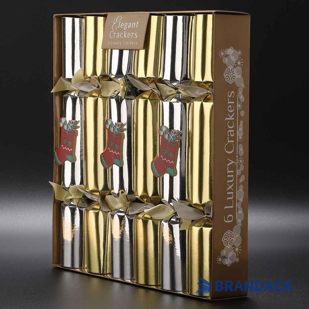 Custom Luxury Gold Party Pop Crackers with Logo for Adults