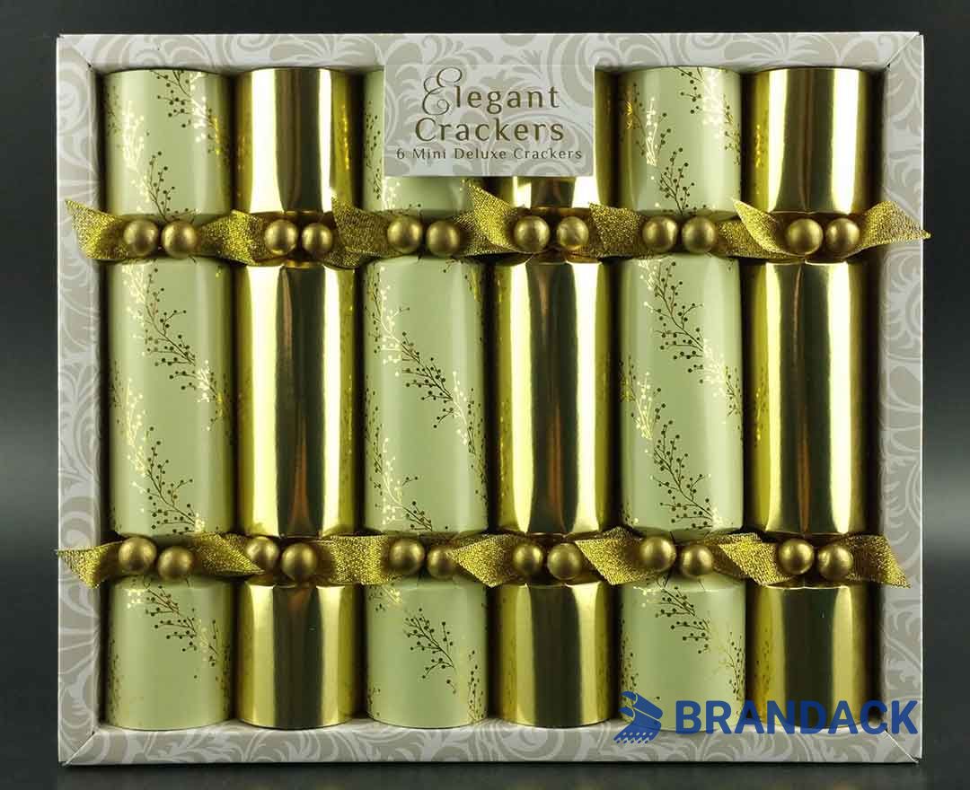 Custom Luxury Gold Party Pop Crackers with Logo for Adults