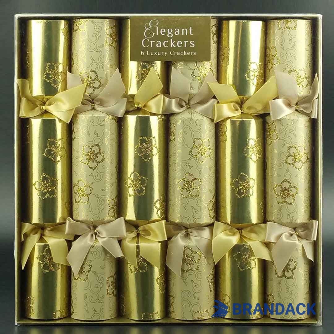 Custom Luxury Gold Party Pop Crackers with Logo for Adults