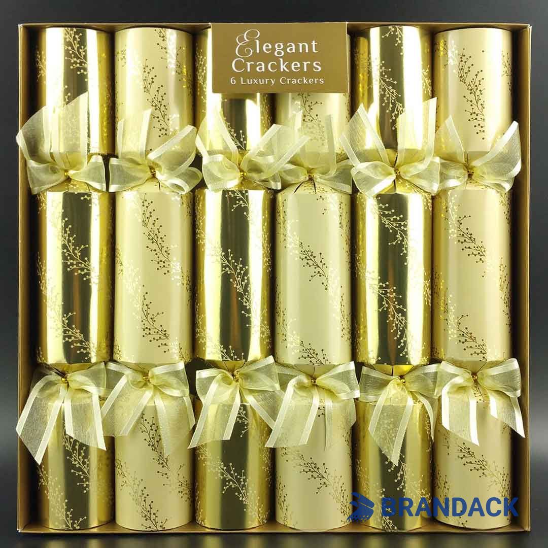 Custom Luxury Gold Party Pop Crackers with Logo for Adults