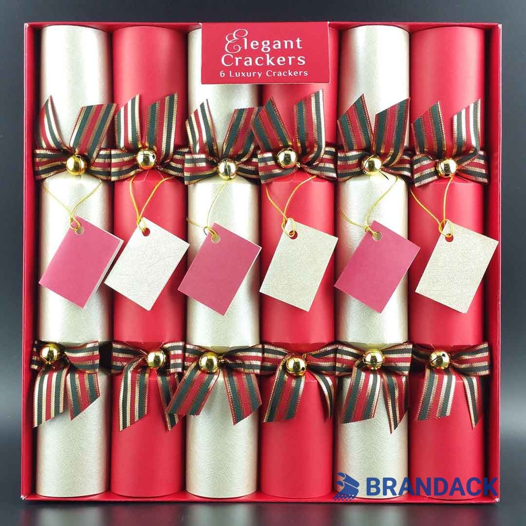 Custom English Dinner Party Favor Crackers Tailored to Brand