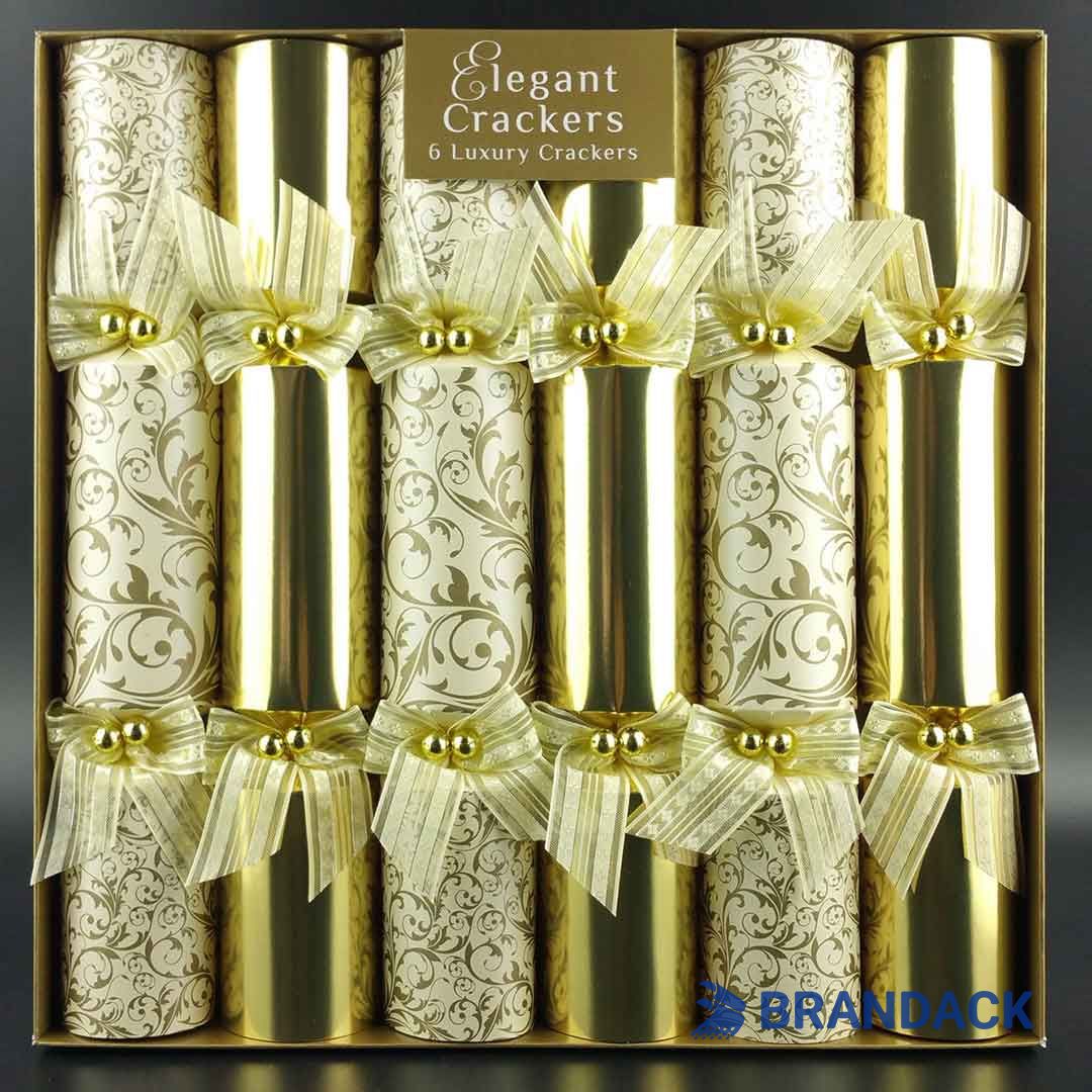 Custom English Dinner Party Favor Crackers Tailored to Brand