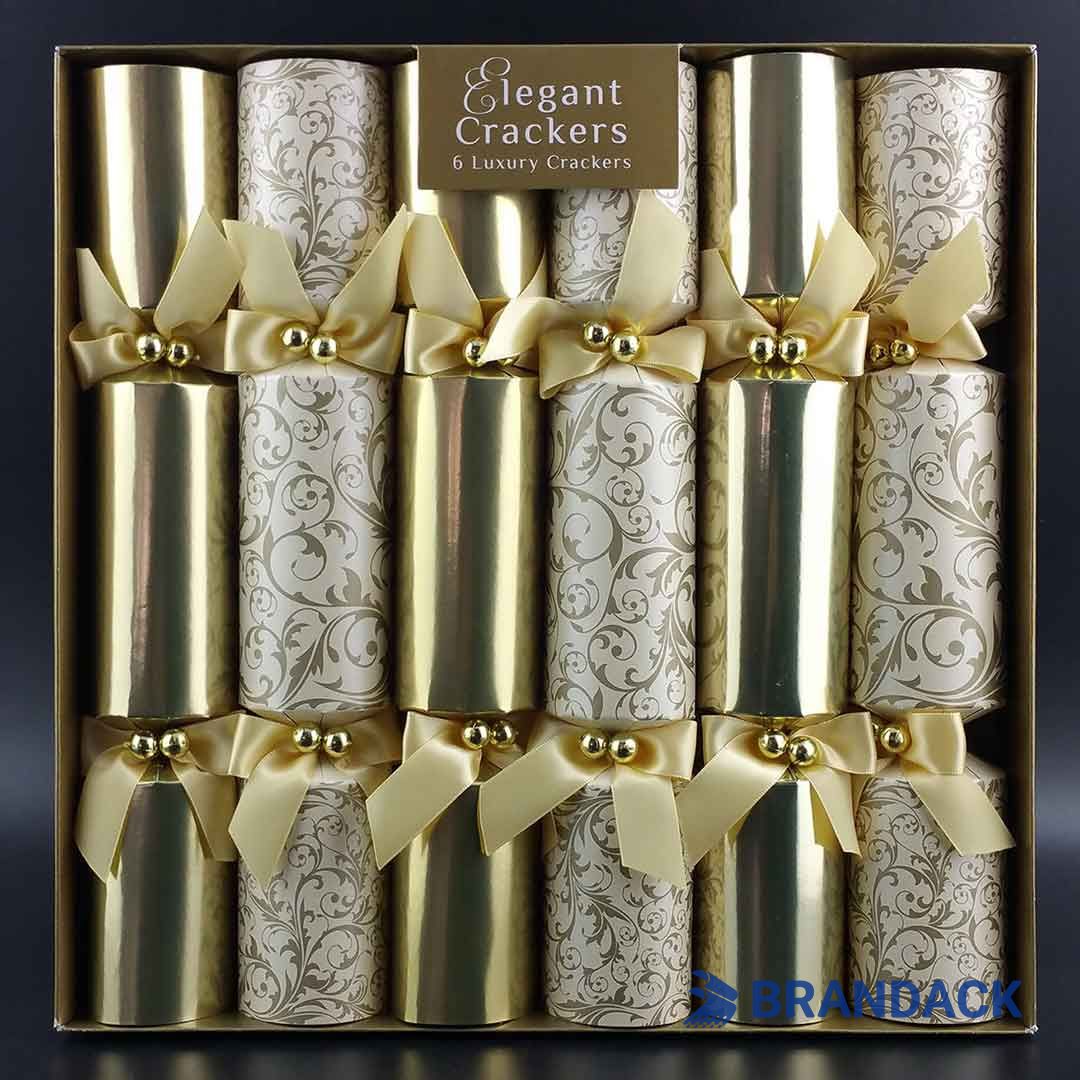 Custom English Dinner Party Favor Crackers Tailored to Brand